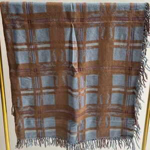 Authentic Aquascutum Reversible Wool Scarf – Vintage Unisex